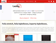 Tablet Screenshot of leader-pack.pl